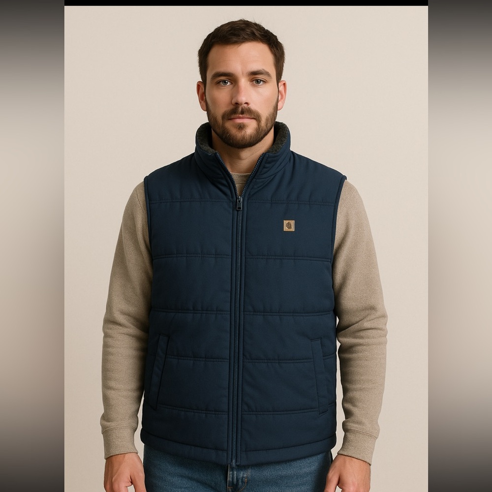 Men's/Coleman/Navy Blue Vest/Insulated/Large/Circa 2017-EUC